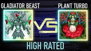 Gladiator beast vs Plant turbo | High Rated | Edison Format | Dueling Book