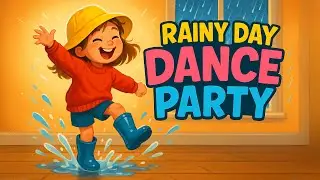 🌧 Rainy Day Dance Party Surprise 🎶 | Fun Kids Music & Dance Video 💃✨ | Tindi TV