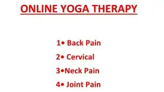 Online yoga therapy