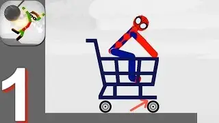 Superhero Stickman Crash: Ragdoll Car Dismounting - Gameplay Walkthrough Part 1 (Android)