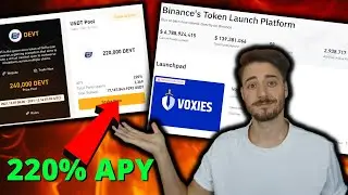 Binance Launchpad VOXIES e Bybit Launchpool DEVT 220% APY con USDT !!!🚀