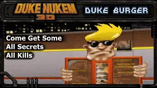 Duke Nukem 3D (100% Walkthrough) E4M2: Duke Burger