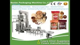 Bestar Oatmeal mixed cereal automatical weighting packaging machine for quad seal bag type