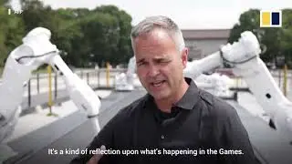 Robotic &lsquo;gardeners&rsquo; create Olympics inspired artwork at Tokyo's Ueno Park