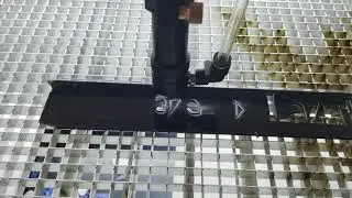 LazerFix ile 3 mm siyah pleksi kesimi