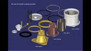 tail rotor driveshaft coupling assembly II