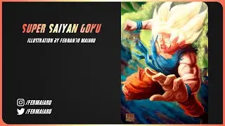 DBZ: Super Saiyan Goku Speedpainting