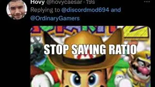 POV:You say ratio on Twitter