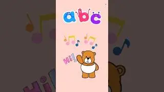 Learn ABC's with HAPPY TEDDY🧸 ✨🤩😻 #learning #english #alphabet #fun #song #enjoy #happyteddy #shorts