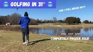 All 18 Holes in Freezing Temps (Twin Lakes Golf, Lakes Course)