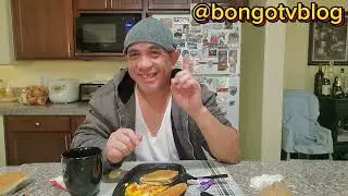 Breakfast tayo pancake eggs &  Hash Brown from Macdo