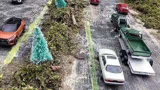 Afternoon traffic flow on highway 68 (stop motion)