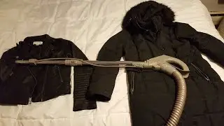 ASMR request vacuuming leather/winter coats, super suction