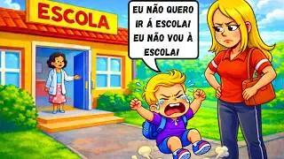 EU NÃO QUERO IR À ESCOLA! 😭