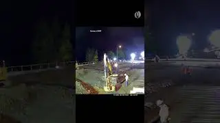 Timelapse video shows ODOT crews work on section of I-5