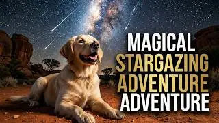 🌌🐶🐨Puppy & Koala Witness a Meteor Shower in the Australian Outback 🌠 (Unforgettable Stargazing)🌠✨🌟🐾🌏