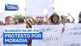 Community blocks BR-316 highway in protest for housing in Ananindeua (PA)