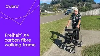 Discover the Cubro Freiheit X4 carbon fibre folding walking frame