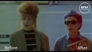 NFSA Restores STARSTRUCK (1982): Before and After