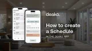 How to Create a Schedule in the Deako App
