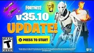 *NEW* FORTNITE UPDATE OUT RIGHT NOW!! NEW MYTHICS, NEW MAP, GENERAL GRIEVOUS & MORE! (LIVE)