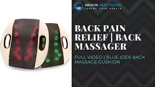 BLUE IDEA BACK MASSAGE CUSHION - ARG 792 | Back Pain Relief Massager Wholesaler/Retailer in India