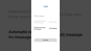 Set up an automatic response on eBay!