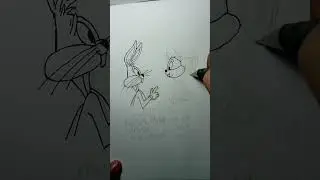 The Looney Tunes//characters. #drawing #pencilsketch #cartoon #youtubeshortvideo #papayow #art