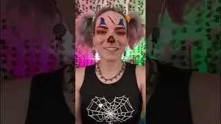 Putting on Halloween Face Tattoos! Yazhiji.net 🤡👻 #facetattoo #tattoos #makeup #makeuptutorial