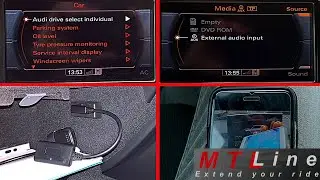 Audi A4 B8.5, BJ2014 &ndash; bluetooth music streaming via AMI &ndash; predvajanje glasbe preko bluetooth