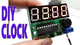 how to make 4 bit digital clock - DIY