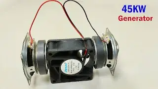 How To Make 45KW  Free Energy Electricity Most Powerful Free Energy Generator