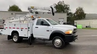 2011 DODGE RAM 5500 4x4 BUCKET TRUCK BOOM TRUCK UTILITY FOR SALE DIESEL
