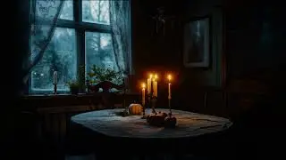 A Candlelit Whisper | Halloween Ambience for Study, Sleep & Chills