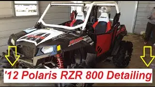 2012 Polaris RZR 800 Detailing!  How to clean and what chemicals to use!