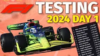 F1 Pre-Season Testing 2024 - Day 1 - Live Reaction & Commentary