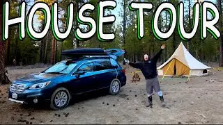 The Best Bell Tent Setup, Teton Sierra 12 Canvas Tipi, Spring Camping on the Deschutes River, Oregon