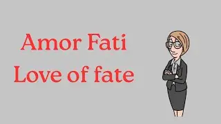 Amor Fati l Love your fate l The Stoic Anxiety Hack 