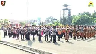 UPACARA PENUTUPAN PENDIDIKAN BINTARA POLWAN ANGKATAN KE-57 DAN BAKOMSUS KETAHANAN PANGAN T.A. 2025
