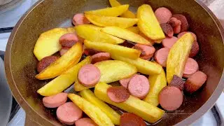 Potatoes Eggs and Sausages  Be sure to Make this Quick and Easy Recipe