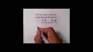 45 Slope from two Points
