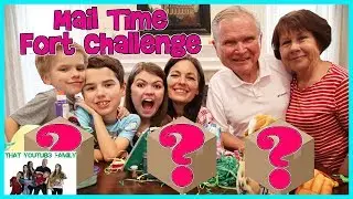 Mail Time Fort Challenge / That YouTub3 Family