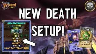 Wizard101: MAX DEATH PvP (140): NEW Gear & Deck Setup!