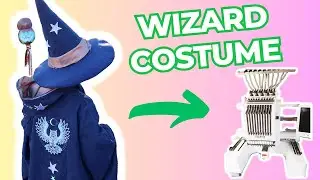 Sewing a kids Wizard cloak | Simplicity 1037 | Embroidery machine Ricoma EM 1010