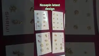 Nosepin Letest design available shree shyaan jwelers bhanpuri