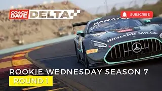 Rookie Wednesday Season 7 | Round 1 | sponsored by Coach Dave Delta