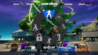 * Fortnite * Dance at Different Holiday Trees All Locations
