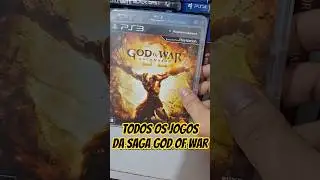 TODOS OS JOGOS DA SAGA GOD OF WAR #controleps5 #playstation #godofwar
