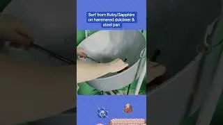 Surf from #pokemon RSE on #steelpan & #hammereddulcimer &mdash;- #vgm #videogamemusic #percussion