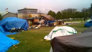Occupy Olympia Camp tour